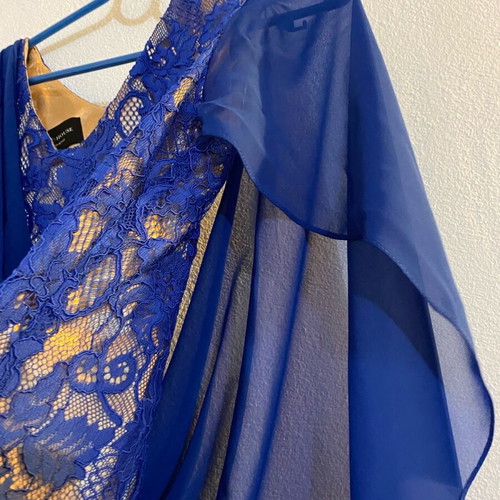 Opera House Luxury Blue Dress like new for Formal Events