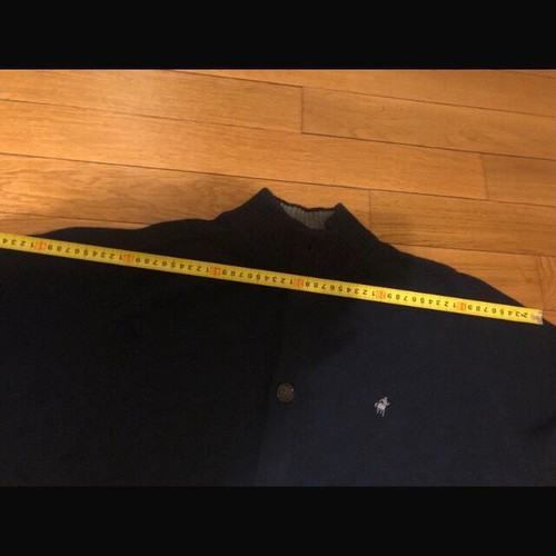 Rodrigo men's wool cardigan blue size 3XL