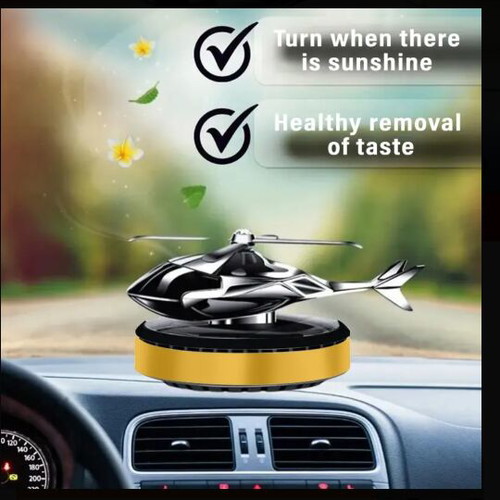 Aromatic solar helicopter for car new