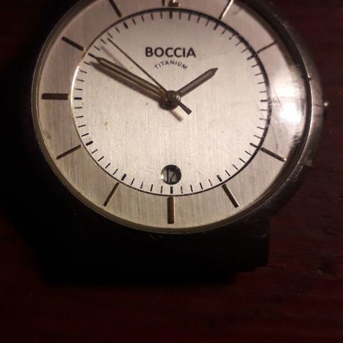 Boccia Titanium men's watch used