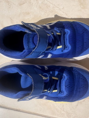 Asics Performance GT 1000 13 Kids' Running Shoes Used Size 32.5 Blue