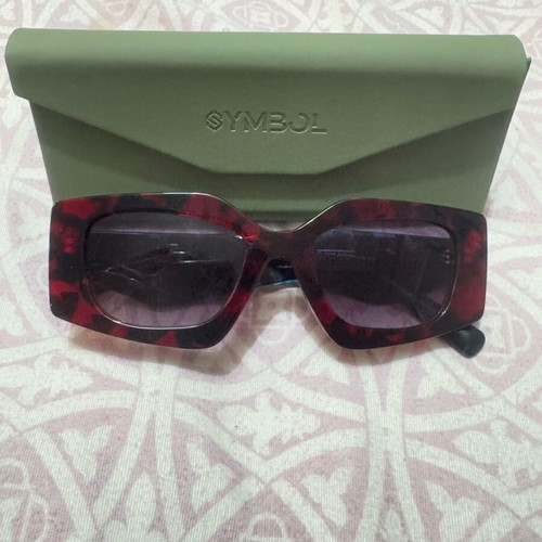 Symbol sunglasses new with tortoise frame and unique arm