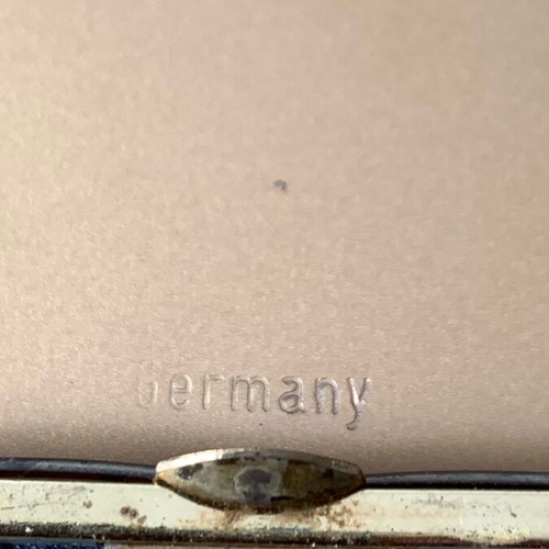 German cigarette case used, vintage