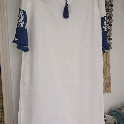 Linen dress Aggel Knitwear like new, size S
