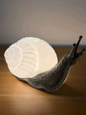 3D Printed Snail Lamp new