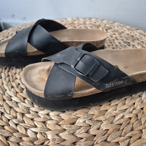 Bayton sandals like new, size 37, black
