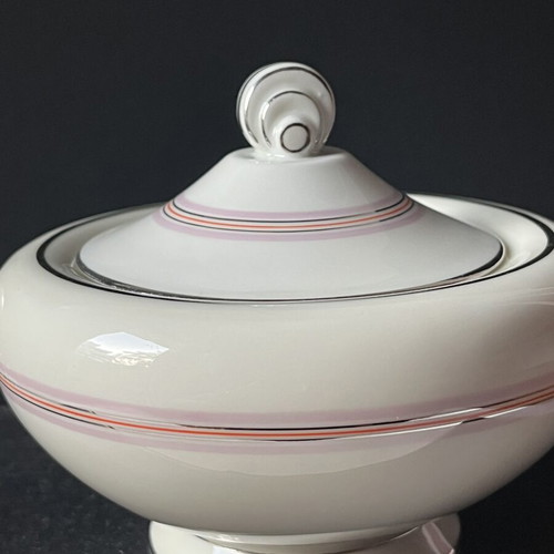 Vintage Porcelain Sugar Bowl Pirkenhammer like new, Art Deco style