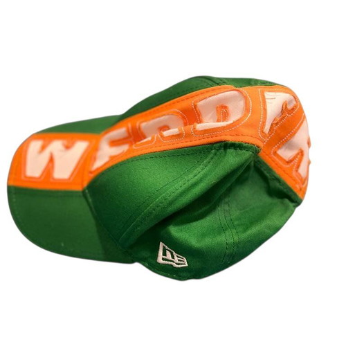 SV Werder Bremen New Era hat used, size 56, green and orange