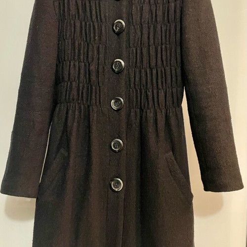 Mourati black women's coat used, size M/L