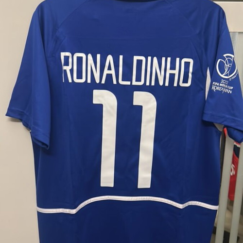 Brazil Ronaldinho World Cup 2002 jersey new, authentic