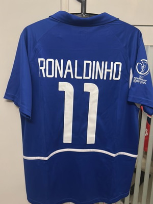 Brazil Ronaldinho World Cup 2002 jersey new, authentic