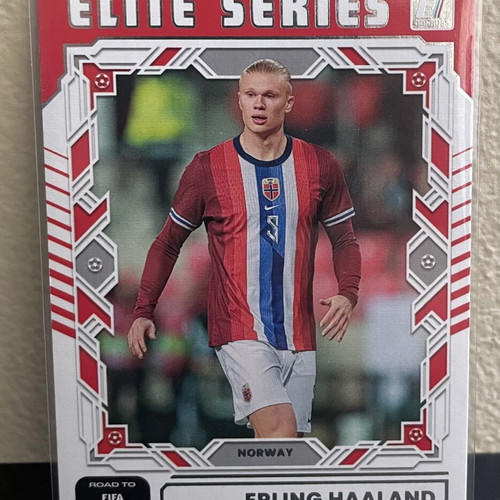 2025-26 Panini Donruss Road to World Cup Insert Elite Series Erling Haaland card like new