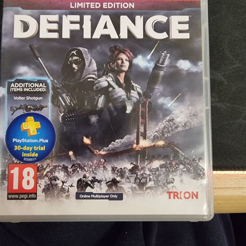 Defiance Limited Edition PS3 game used