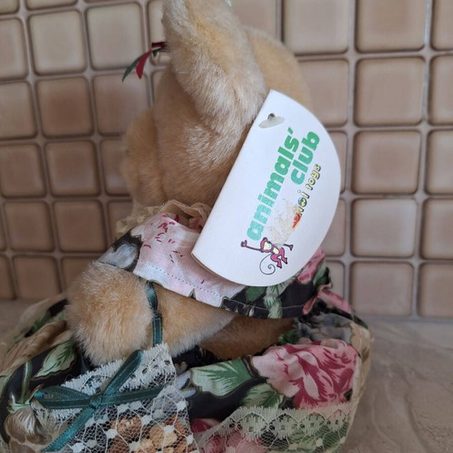 Animals Club Vintage Collectible Teddy Bear with Potpourri, New