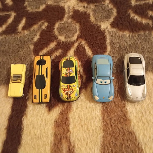 Toy cars used, assorted set