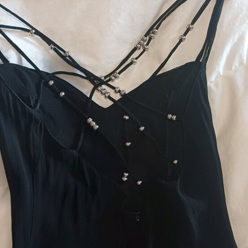 Versace μίνι μαύρο φόρεμα σαν καινούργιο, μέγεθος M 38 10