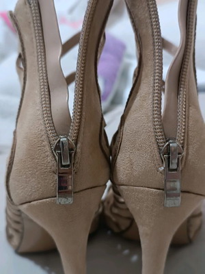 Miss NV sandals used, beige, size 39