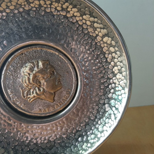 Macedonian Plate with Alexander the Great's Head, Like New
