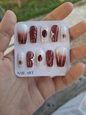 Press On Nails set with application tools new
