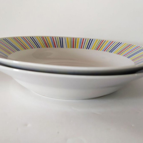 Home Gallery serving plates used, set of 2, deep 20.5cm