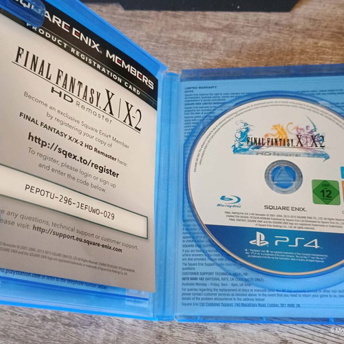Final Fantasy X / X-2 HD Remaster - Neuf Déballé - Sony PS4 PAL