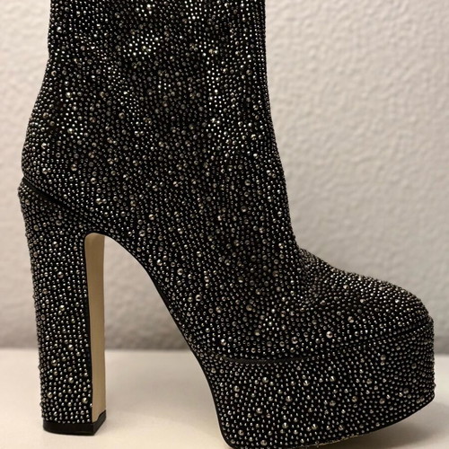 Nak ankle boots size 41 like new with rhinestones