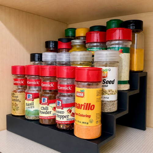 Kitchen organizer new, capacity for 20 spices, PLA plastic