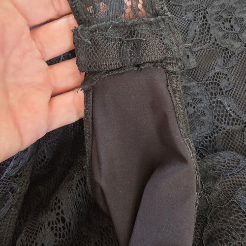Stradivarius lace bodysuit, black, size S
