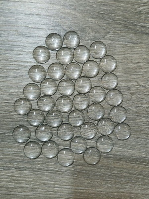 Glass cabochon pack of 38 pieces 2 cm new