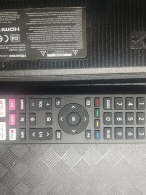 Hisense remote control model 65A6BG