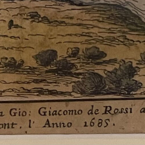 Engraving of Kalamata 1685 used, Venetian Morosini conquest
