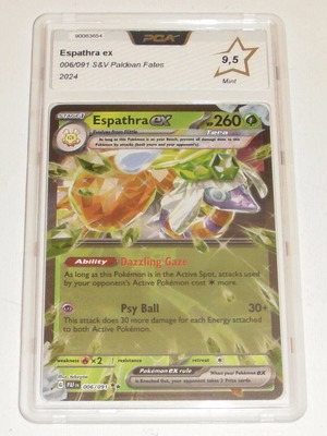 Pokemon Graded Holo Card in Mint condition
