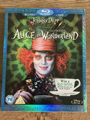Alice in Wonderland Blu-ray brand new with slipcover