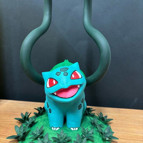Headphone stand Pokémon Bulbasuar new, handmade and hand-painted