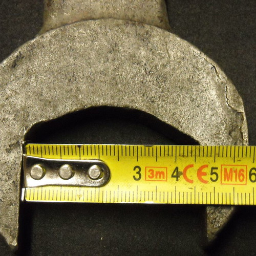 Antique key by "R.P & Co LTD" used, large size 40.5cm