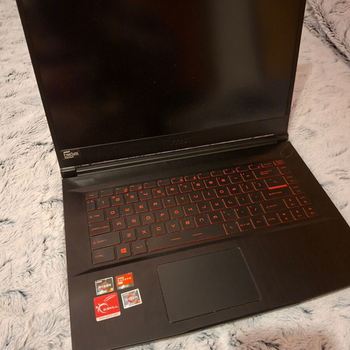 MSI Bravo 15 A4DDR used laptop with AMD Ryzen 5, 24GB RAM, 240GB SSD