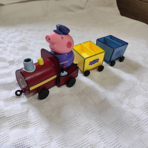 Pig Grandpa Pig's Train toy like new