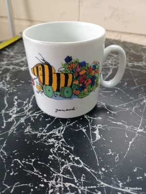 Collectible porcelain mug 1999 Thomas by janosch like new