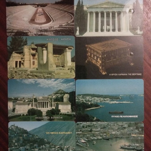 24 Greek phone cards 1994, assorted