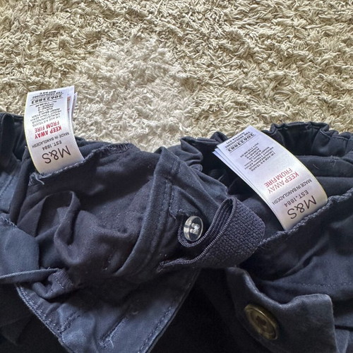 Marks n Spencer fabric pants used, pack of 2, blue for ages 4-5