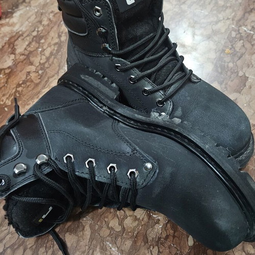 Cerva Black Knight Winter CI leather work boots size 42 new