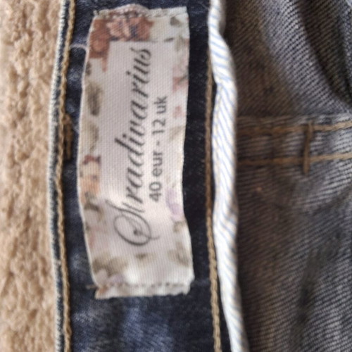 Stradivarius jeans used, dark blue, large