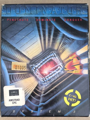 Dominator (System 3) Amstrad Cassette like new, complete in box