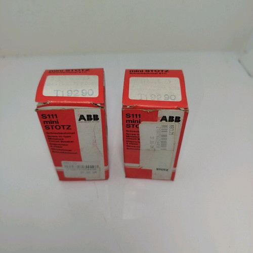 Mini STOTZ ABB S111 25A automatic circuit breaker pack of 2 new