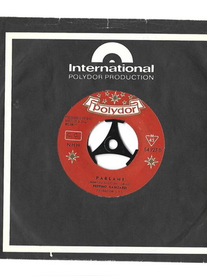 Peppino Gagliardi Ti Credo rare record from San Remo festival