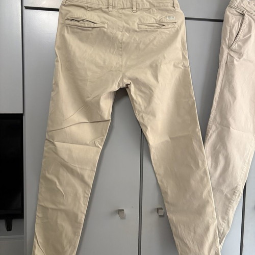 Zara men's pants beige large set of 2 like new