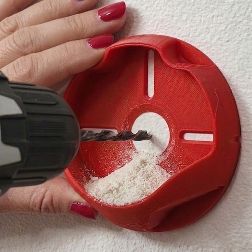 3D Printed Drill Dust Collector new
