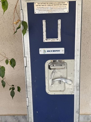 Olympic Air Trolley Cart Bar used