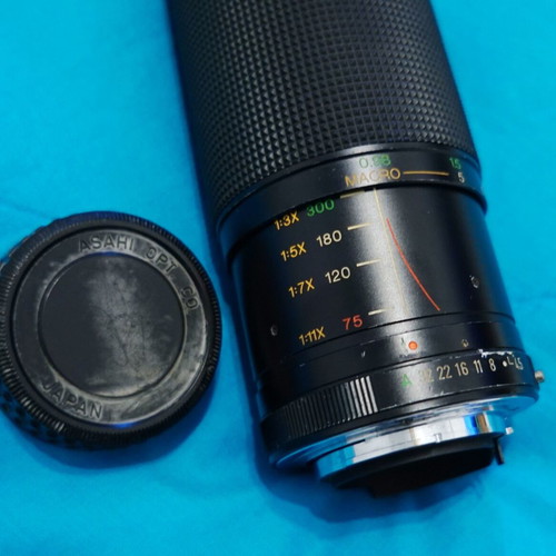 Vivitar 75-300mm f/4.5-5.6 MC Macro Focusing Zoom Lens used, Pentax P/K A mount