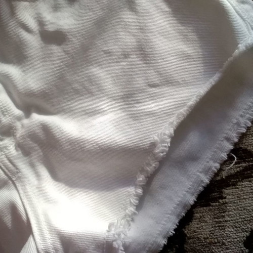 Stratovarius denim shorts used, white, small